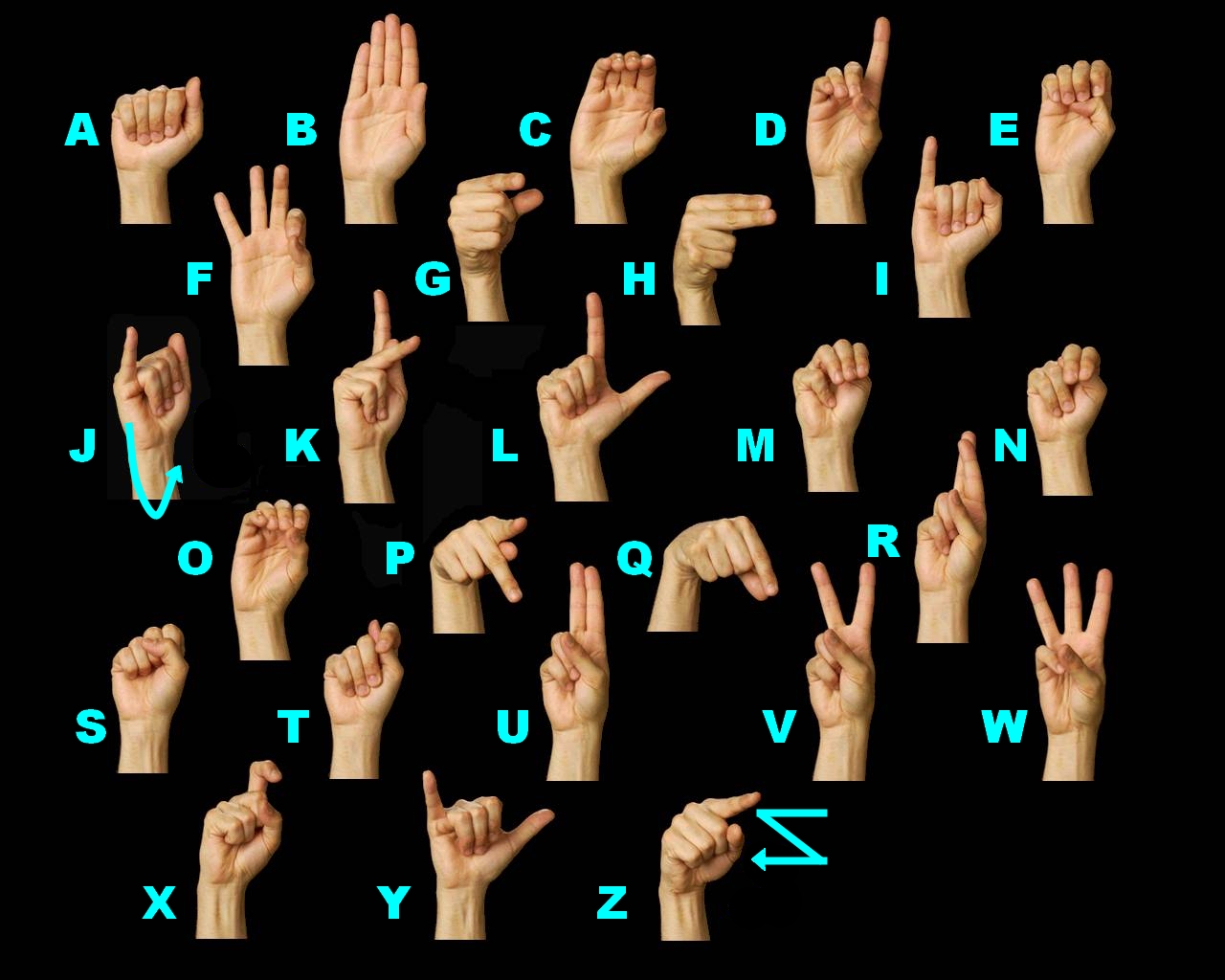 ASL incorporates finger spelling and signing that is as unique as each pers...